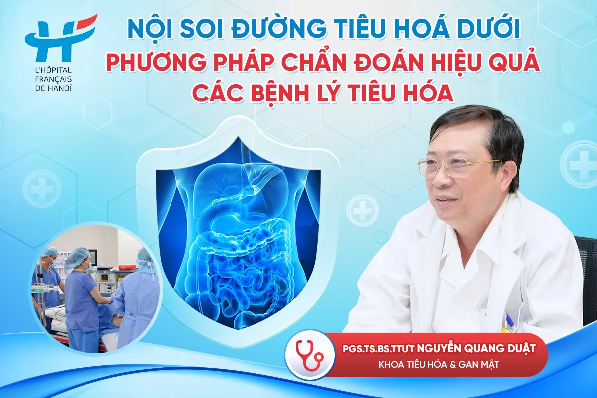 Nội soi đường tiêu hoá dưới: Phương pháp chẩn đoán hiệu quả các bệnh lý tiêu hóa